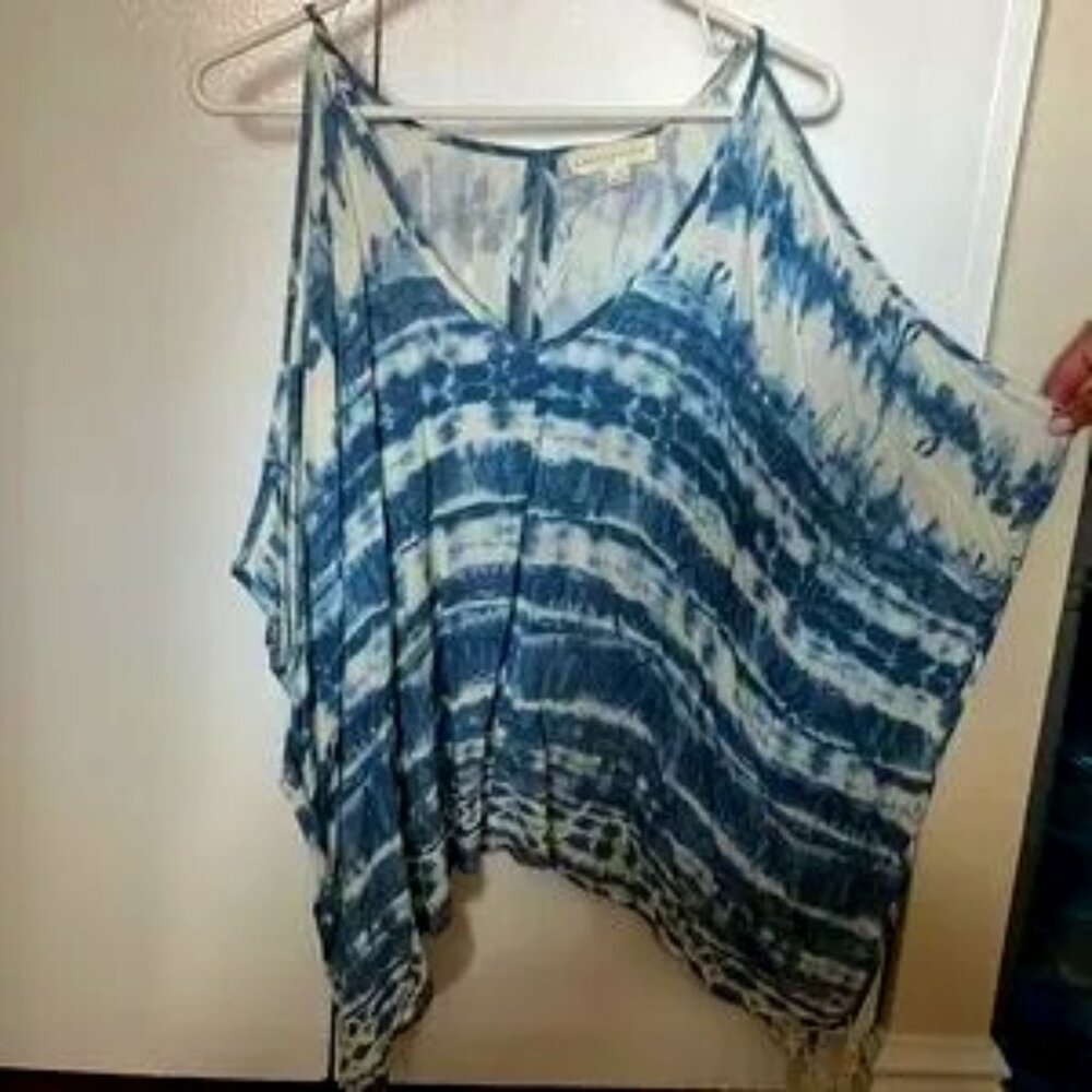 TIE DYE PONCHO Large